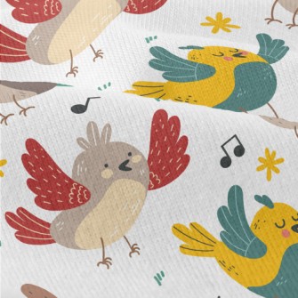Colorful Singing Bird Modern Jersey
