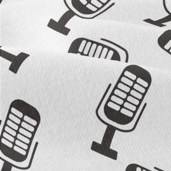 Classic Microphone Pattern Modern Jersey