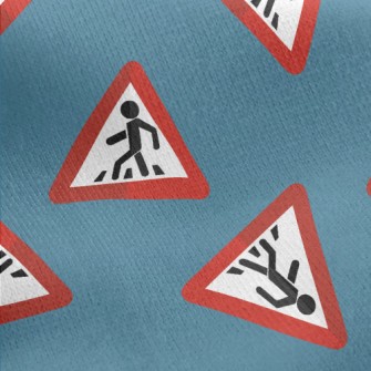 Please Use The Zebra Crossing Jersey Backed Fleece