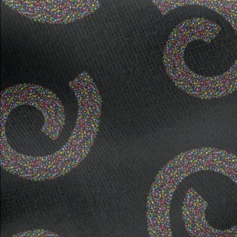 Beautiful Flower And Bird Spir Jersey Backed Fleece