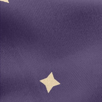 Cartoon Star Symbol Jersey Backed Fleece