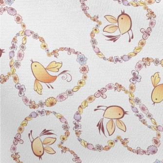 Heart Shaped Wreath With Flyin Pongee