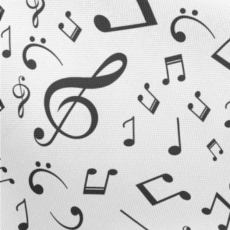 Pure Black Note Pongee