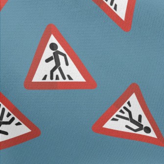 Please Use The Zebra Crossing Pongee