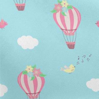 Pink Hot Air Balloon With Flow Pongee