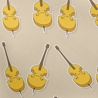 Cartoon Cello Pongee