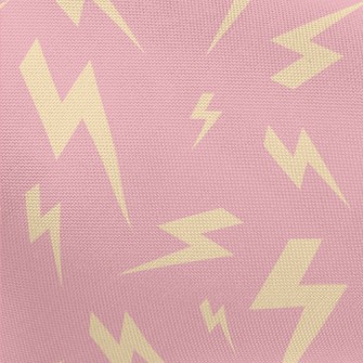 Yellow Lightning Symbol Pongee