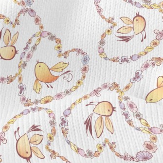 Heart Shaped Wreath With Flyin Stretch Jersey