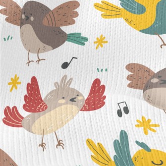 Colorful Singing Bird Stretch Jersey