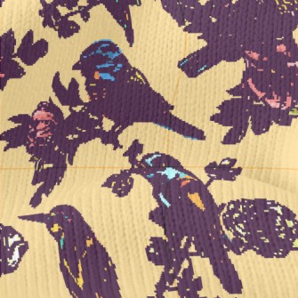 Beautiful Hand Drawn Bird Stretch Jersey