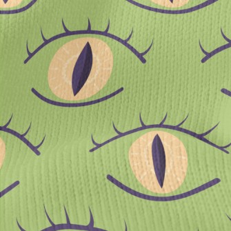 Mysterious Monster Eyes Stretch Jersey