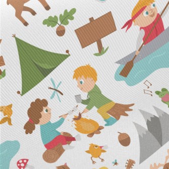 Children&#39;s Summer Camp Midweight Cotton Poplin