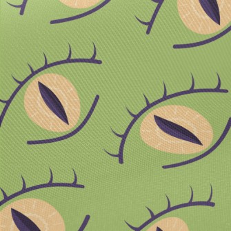 Mysterious Monster Eyes Midweight Cotton Poplin