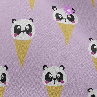 Cute Panda Cone Chiffon