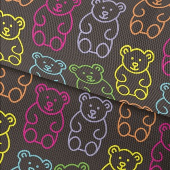 Color Line Bear Waterproof Oxford