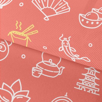 Chinese Traditional Elements Waterproof Oxford
