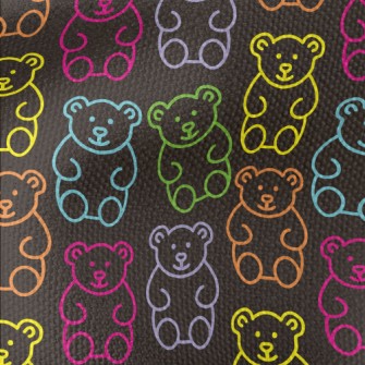 Color Line Bear Waterproof Canvas