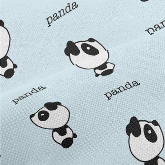 Black And White Cat Doodle Performance Linen