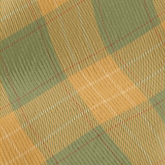 Green And Orange Two-tone Chec Standard Corduroy