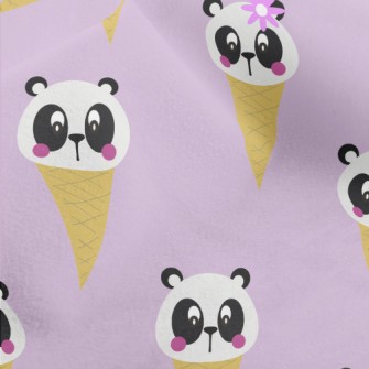 Cute Panda Cone Micro Fleece
