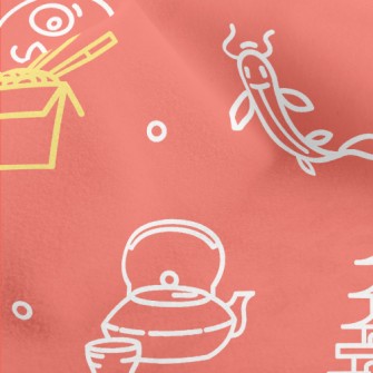Chinese Traditional Elements Micro Fleece