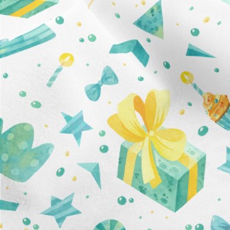 Birthday Party Elements Micro Fleece