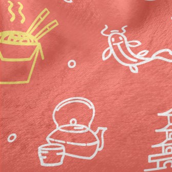 Chinese Traditional Elements Minky