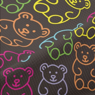 Color Line Bear Piqué