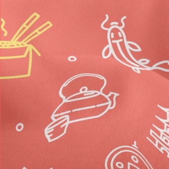 Chinese Traditional Elements Lightweight Performance Linen