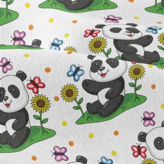 Cartoon Panda Teasing Butterfl Modern Jersey