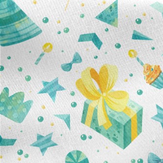 Birthday Party Elements Jersey Backed Fleece