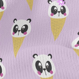 Cute Panda Cone Stretch Jersey