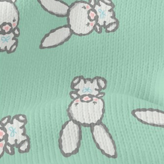 Teddy Rabbit Doll Stretch Jersey