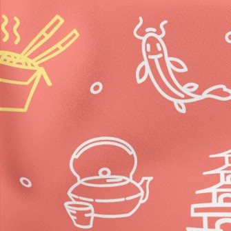Chinese Traditional Elements Lightweight Cotton Poplin