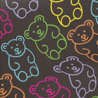 Color Line Bear Midweight Cotton Poplin