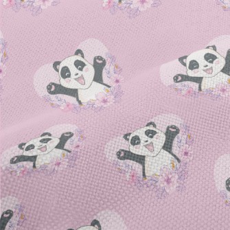 Happy Cartoon Panda Performance Linen