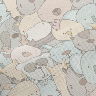 Cute Animal Graffiti Performance Linen