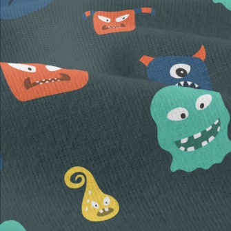 Hand Drawn Monster Pattern Modern Jersey