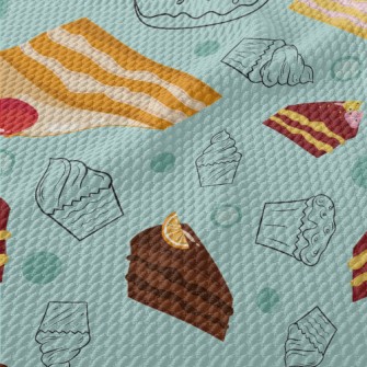 Strawberry Chocolate Cake Birdseye Piqué