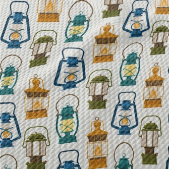 Portable Camping Light Birdseye Piqué