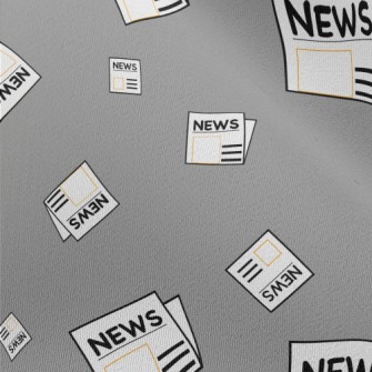 Newspapers Flying Everywhere Chiffon