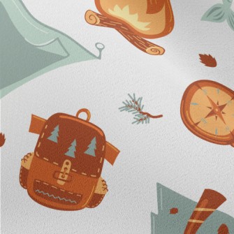 Camping Tent Fire Chiffon