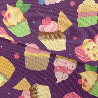 Creative Colorful Cup Cakes Waterproof Oxford