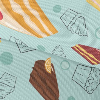 Strawberry Chocolate Cake Waterproof Oxford