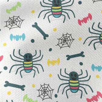 Colorful Spider Bat Waterproof Canvas