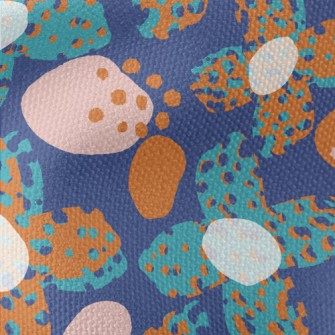 Abstract Dots Flowers Waterproof Canvas