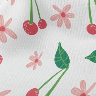 Cute Cherry Flowers Terry