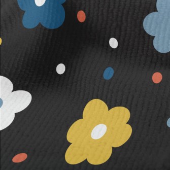 Colorful Polka Dot Flowers Terry
