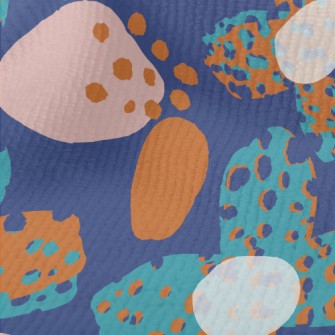 Abstract Dots Flowers Terry
