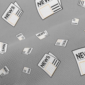 Newspapers Flying Everywhere Performance Linen